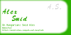 alex smid business card